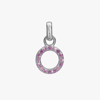 Christina Jewelry Pink CZ Circle Pendant, model 680-S118pink